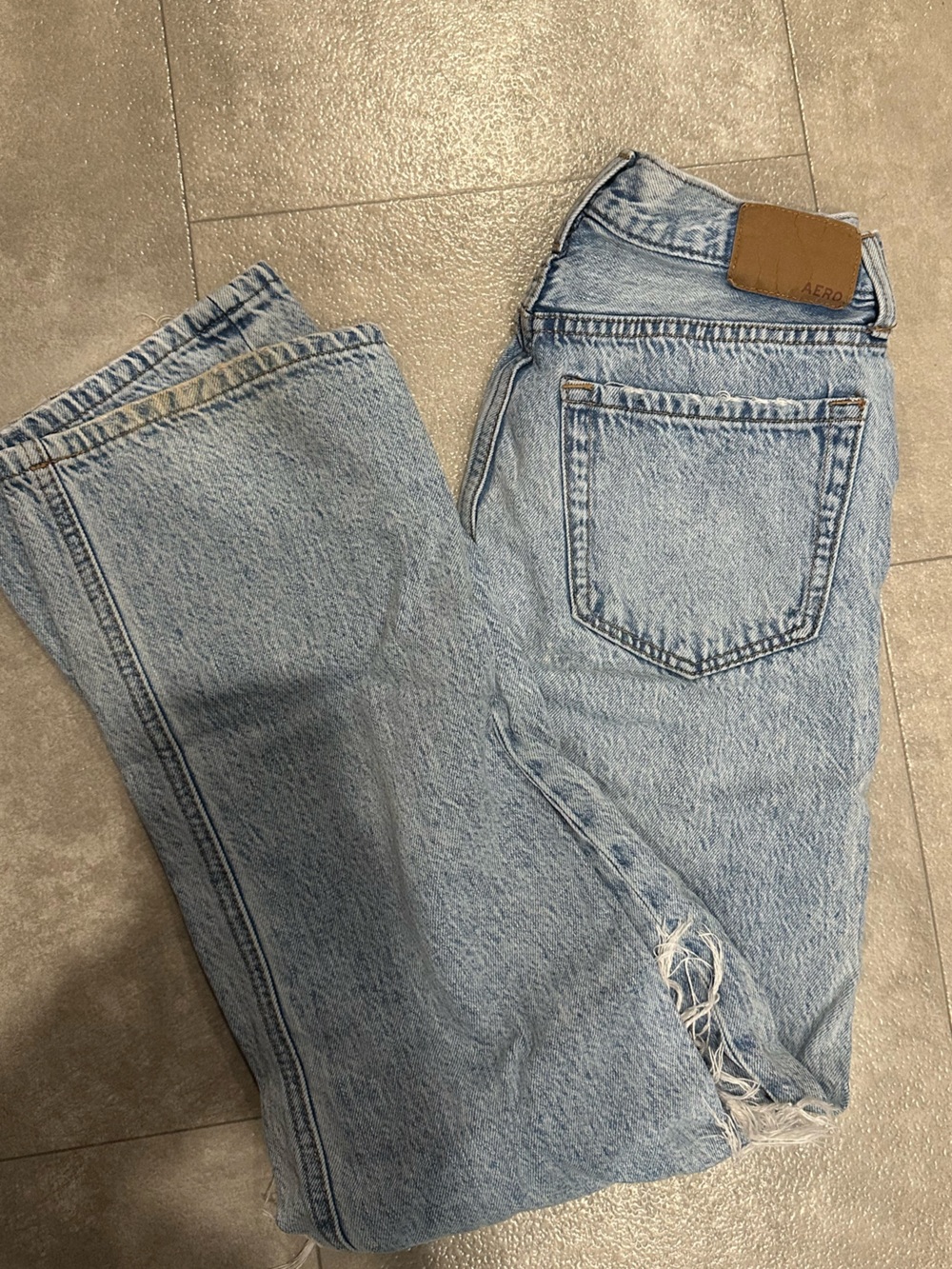 Aeropostale Light Blue High-Waisted Jeans